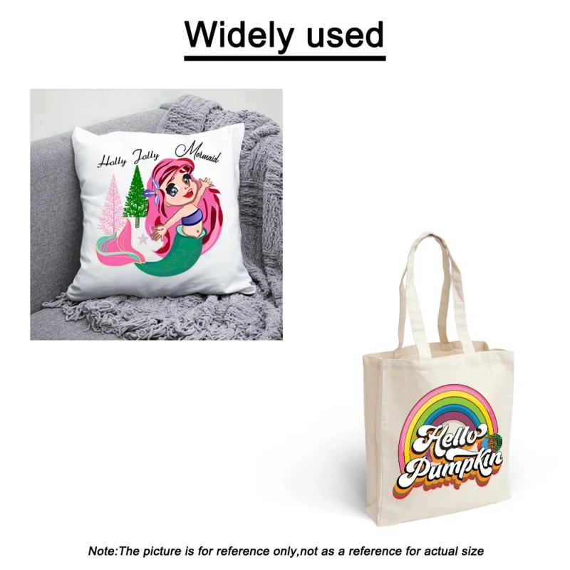 Dtf термопечать готовая к нажатию нашивки с утюгом для одежды на Рождество