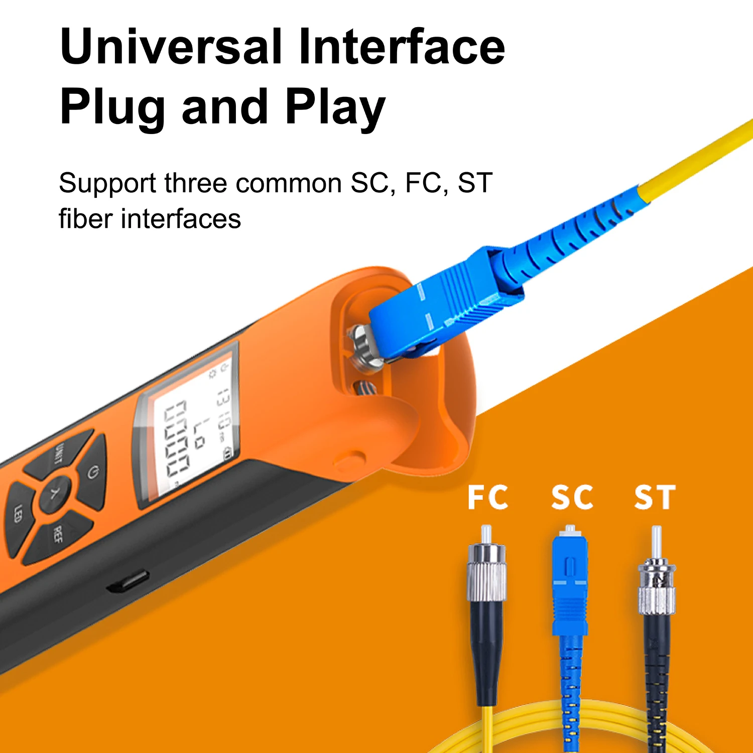 Free Shipping G10 Optical Power Meter High Precision Rechargeable Battery Fiber Optic Power Meter With Flash Light OPM