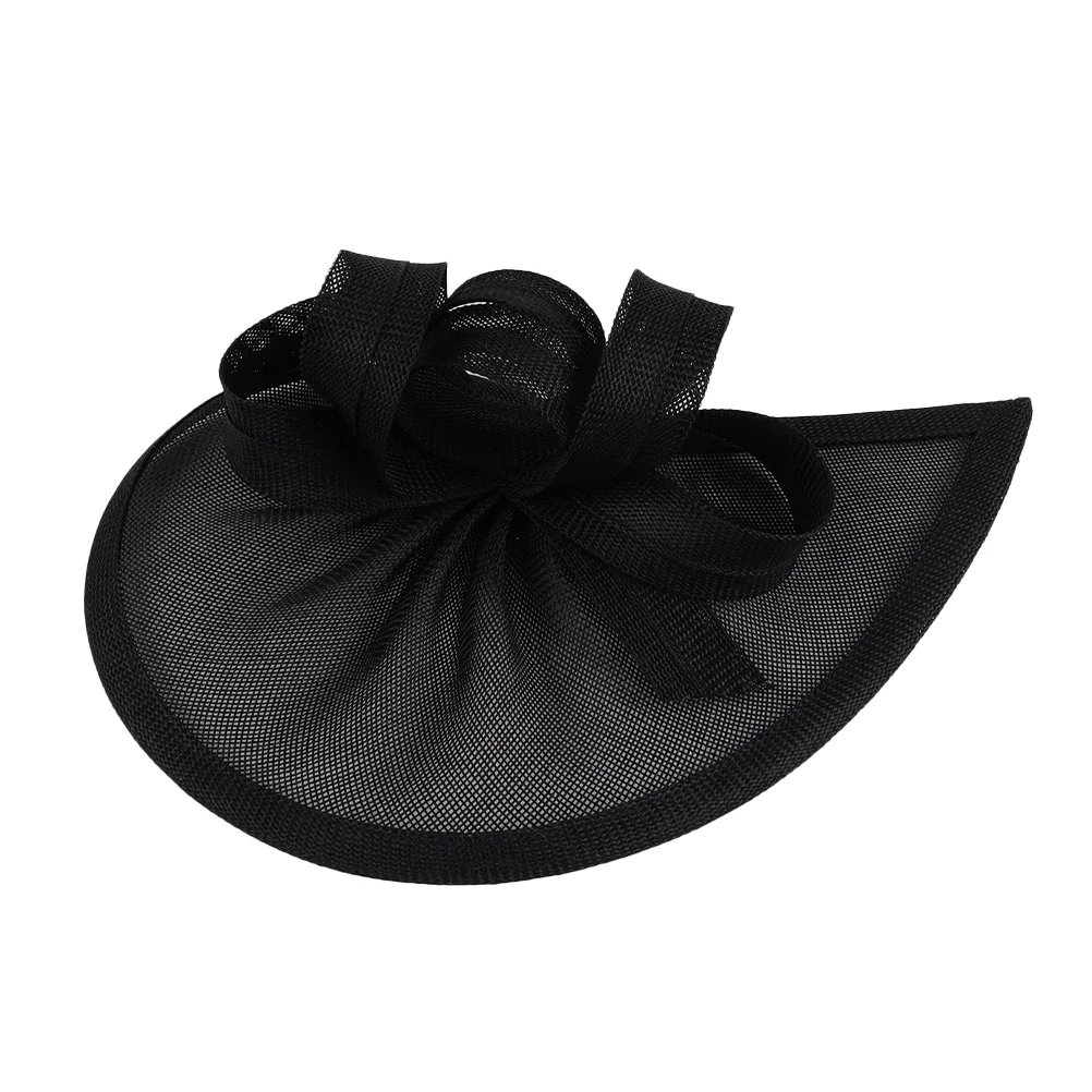 

Mini Hair Ties Cocktail Party Hat Fascinator Top Tea Ornament Mesh Cap Hats Women Women's With headband