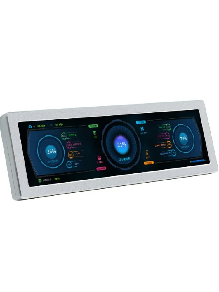 8 8-дюймовый боковой монитор IPS 480×1920 HDMI динамик HiFi без касания