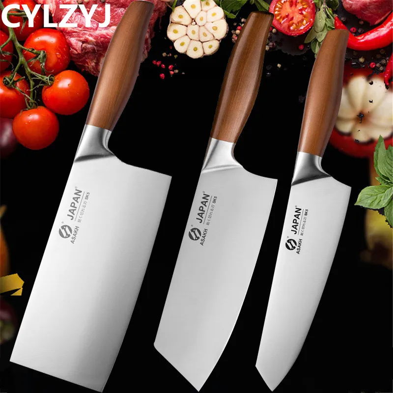 Набор кухонных ножей из нержавеющей стали измельчитель мяса резак мясника нож