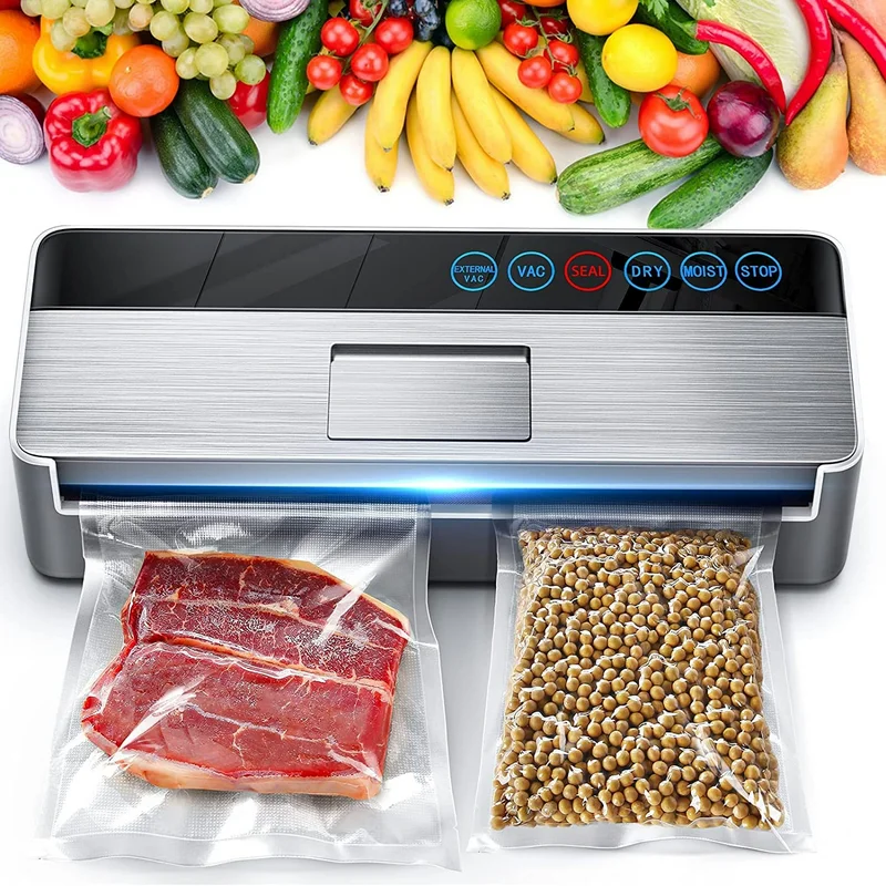 

Sealer , Full Automatic Food Sealer (95Kpa), vacuum sealers bags for food Air Sealing System for Food Sealer Dry, Moist Food Pre