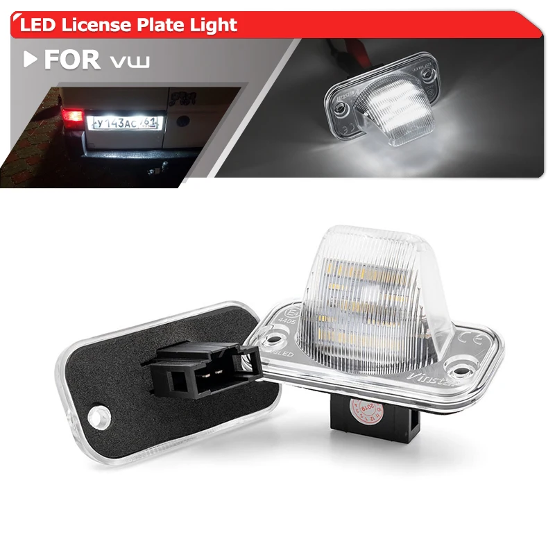 

Подходит для VW T4 90 ~ 03 транспортер подъёмный механизм 93-04 конфеты 04- Passat B5 B6 Туран 03- Jetta SMD белые светодиодные с Canbus Подсветка регистрационного номера