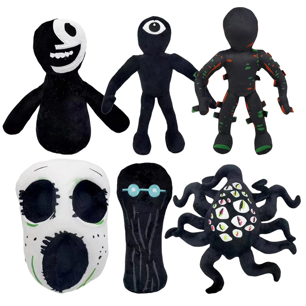 

Rainbow Friends the Figure Doors Plush Toys Horror Game Doors Character Figure Toys Soft Stuffed Red Monster Plushies Gift