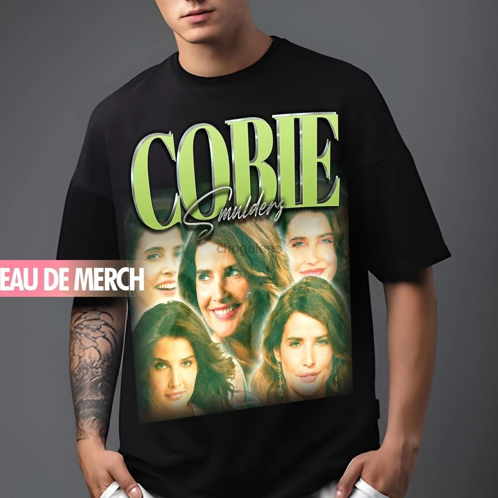 Футболки COBIE SMULDERS винтажная рубашка Cobie Smulders футболка 90-х годов ретро фанаты