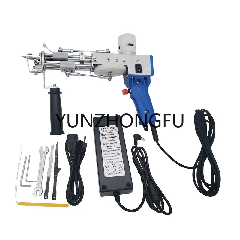 

Электрические пистолеты для ковровых покрытий, вязальная машина для ковровых покрытий 2 в 1, пистолет для тафтинга, можно разрезать ворс и петлю с 5-40 стежками