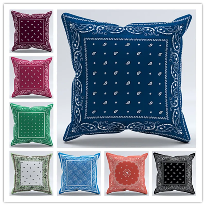 

Bohemian Living Room Sofa Pillowcase Peach Skin Super Soft Cushion Striped Plaid Waist Cushion decorative pillows cushion cover