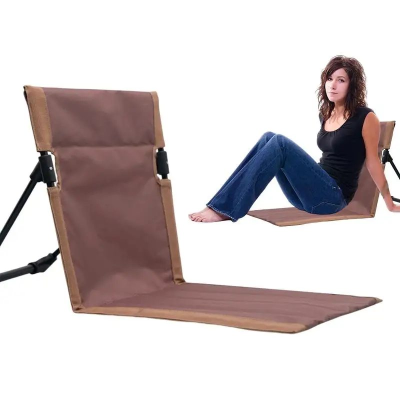 

Portable Beach Chair Outdoor Folding Beach Chairs Camping Chair Camping Cushion With Back Support For Camping Fishing Barbecues