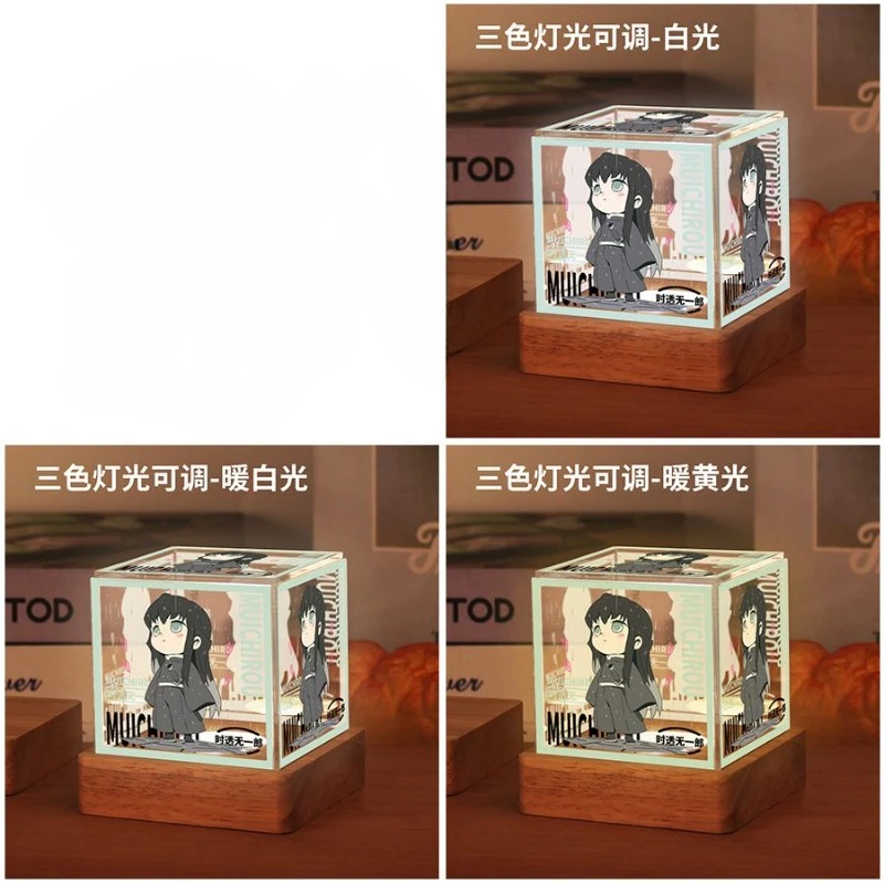 Demon Slayer Tokitou Muichirou Kanroji Mitsuri Ночник Аниме Периферийные устройства Милый мультфильм