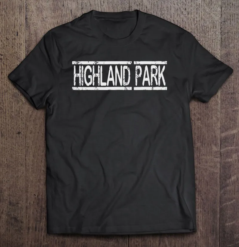 

Мужская/женская футболка с коротким рукавом Highland Park Los Angeles La California