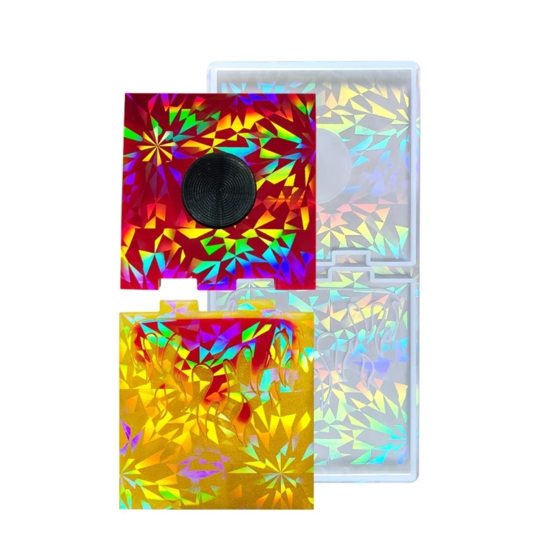 Формы для подсвечников голографический узор в виде пламени формы домашний декор