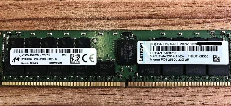 

RAM 01KR355 4ZC7A08709 32G DDR4 2933 ECC REG SR Server Memory
