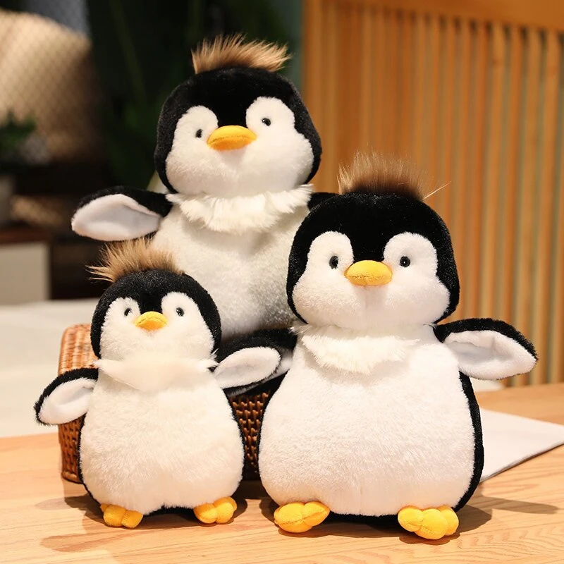

23-40cm Cute Fluffy Plush Toy Lovely Penguin Plush Toy Animal Doll Baby Comforting Sleeping Toy For Children Kids Birthday Gifts