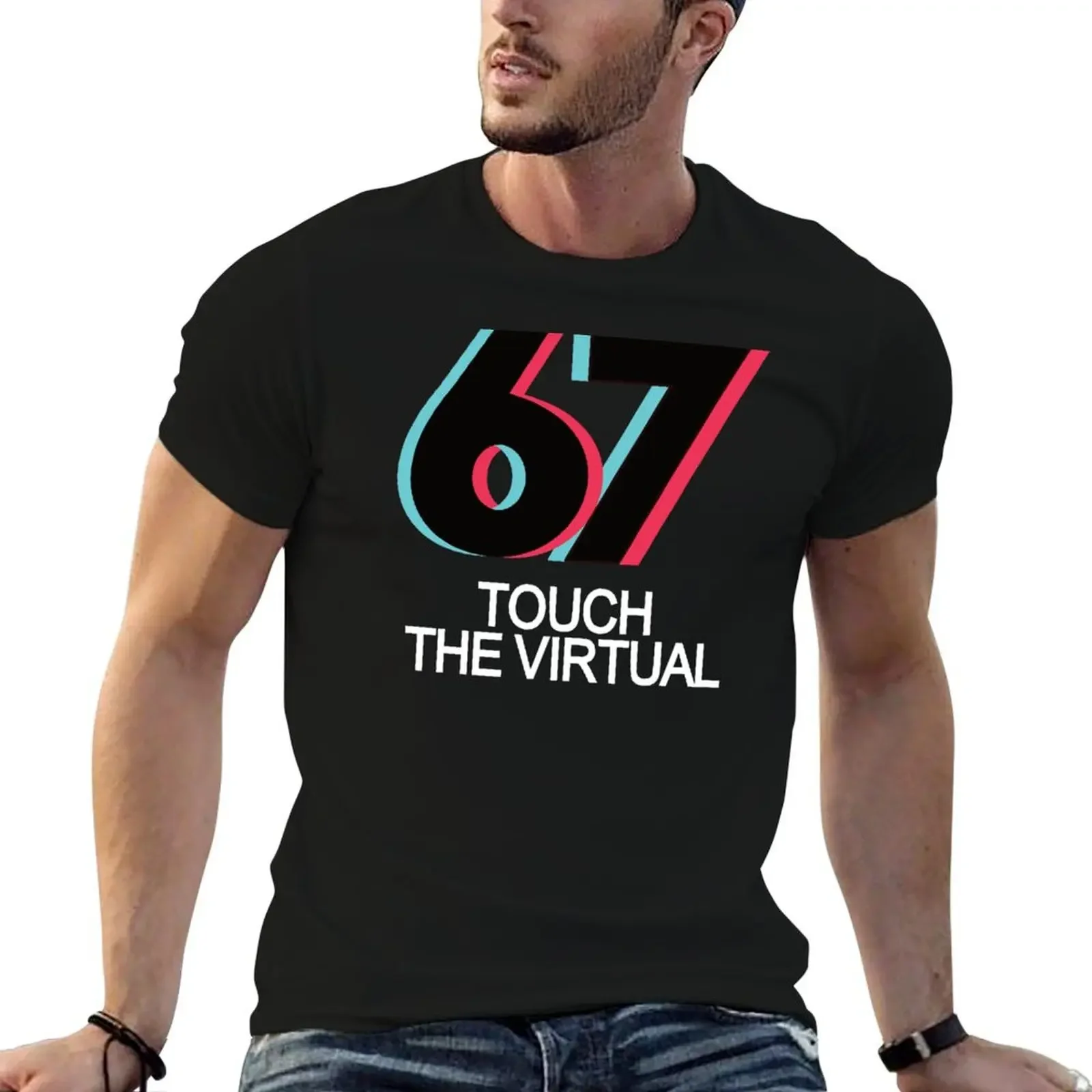 Watase Kiui (Yoru no Kurage wa Oyogenai) 67 Touch the Virtual T-Shirt необходимая футболка мужская мода