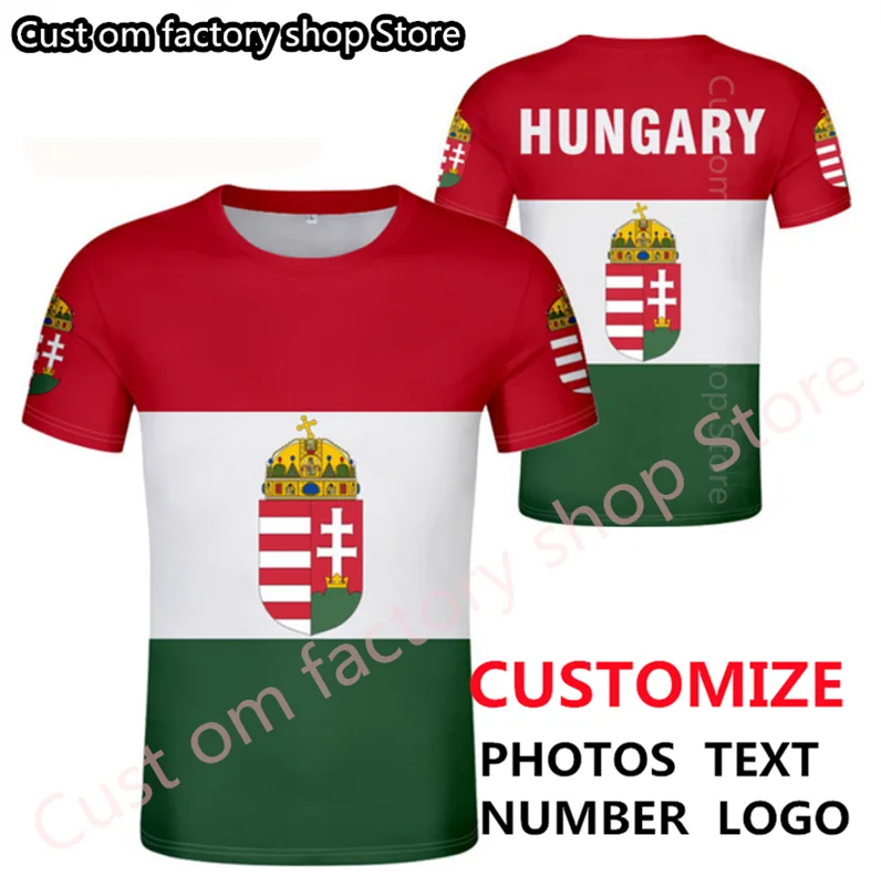 

Футболка Венгрия «сделай сам» с бесплатным именным номером на заказ футболка с государственным флагом Ху гергергерк страна колледж печать ...