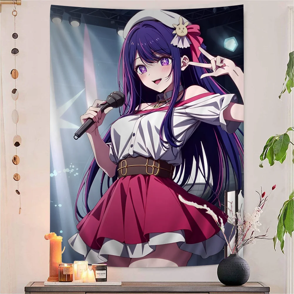 O-oshi No K-koo Красочный гобелен Настенный богемный настенный Мандала Настенные листы