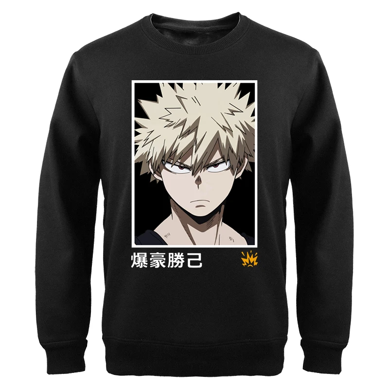 

My Hero Academia Sweatshirts For Men/women Anime Bakugou Boku No Hero Graphic Hoodie Loose Hip Hop Oversize Hoody Pullover