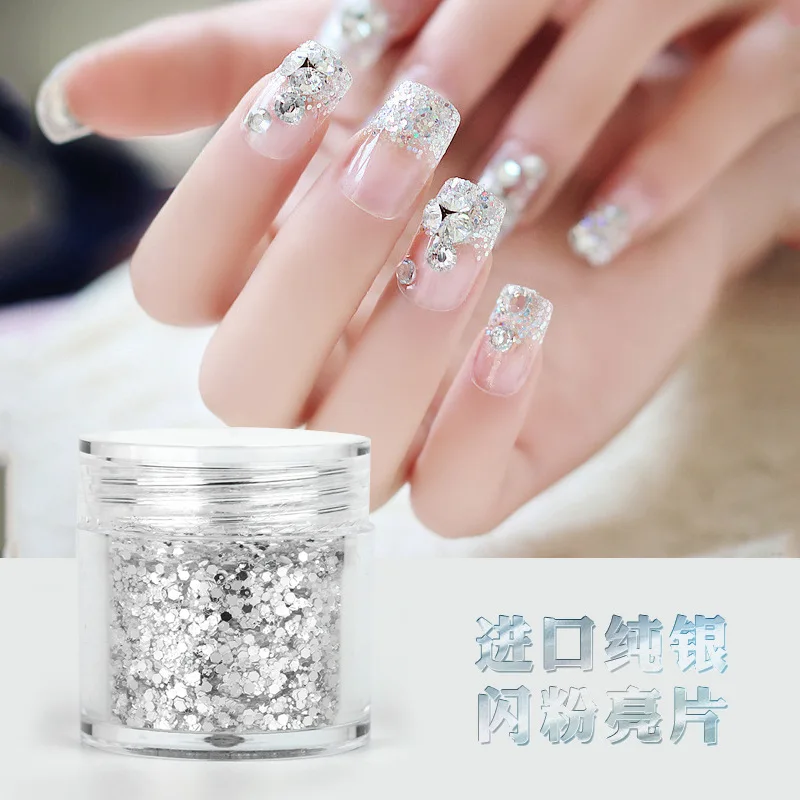 

Holographic Nail Glitter Powder Laser Sequins Nail Art Decoration Reflective Glitter Nails Accessories and Tools Manicure Deco