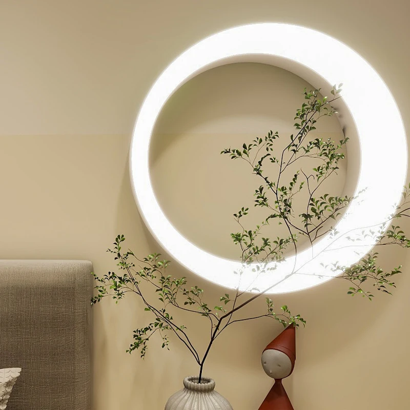 

0-10v dimmable, triac dimmable/DALI dimmable moon shape circular led light with different shell colors