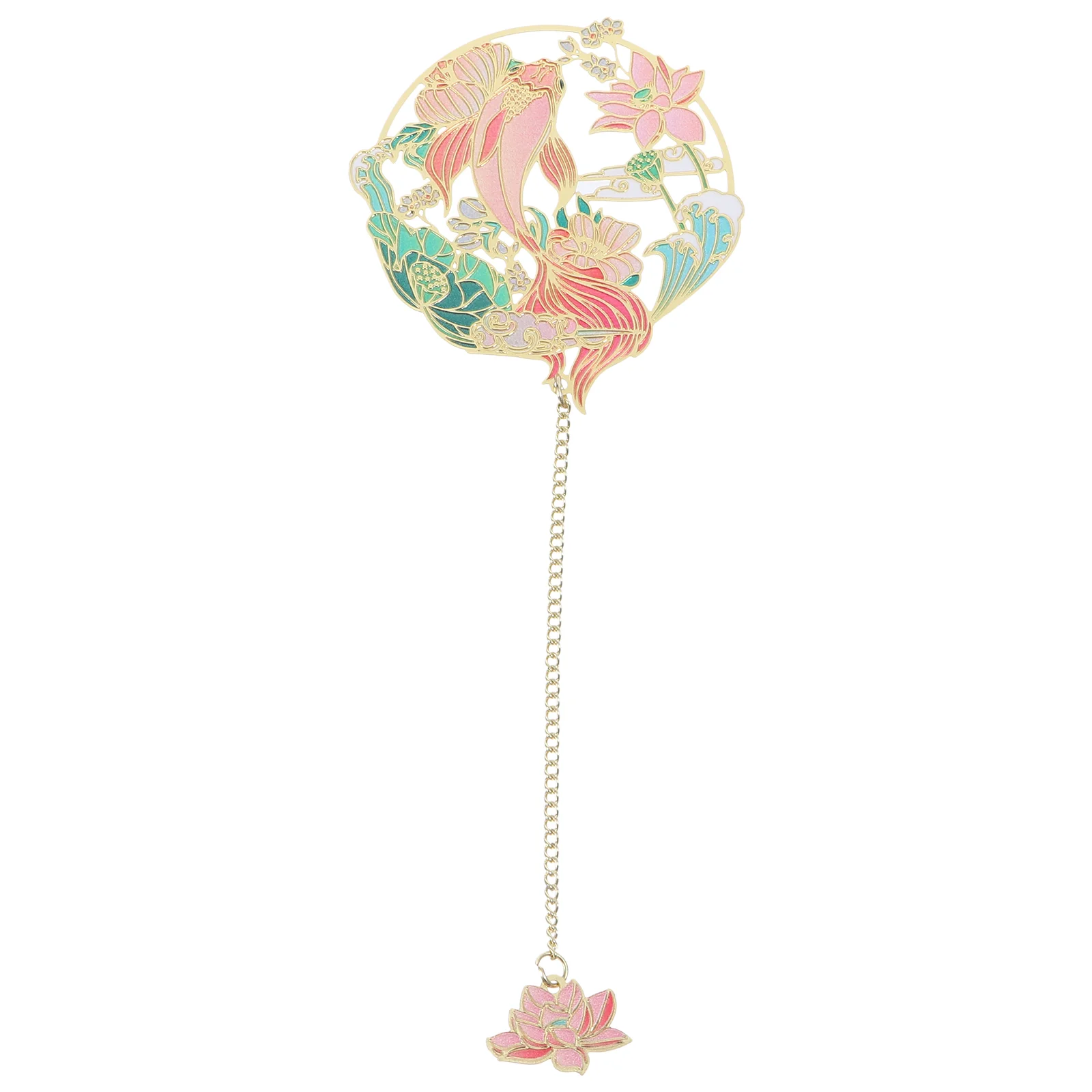 

Writer Birthday Gift Metal Page Marker Chinese Bookmarks Men’s Retro Lucky Fancy Animal Hollow Flower