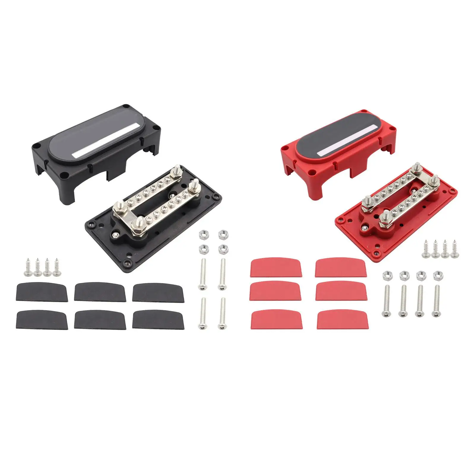 

Клеммный блок распределения питания с крышкой 12-48 В постоянного тока для автомобиля