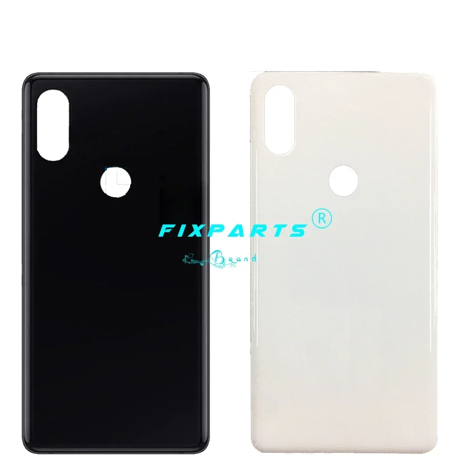 Крышка батарейного отсека для Xiaomi Mi MIX 2 S стеклянная задняя крышка корпуса панель