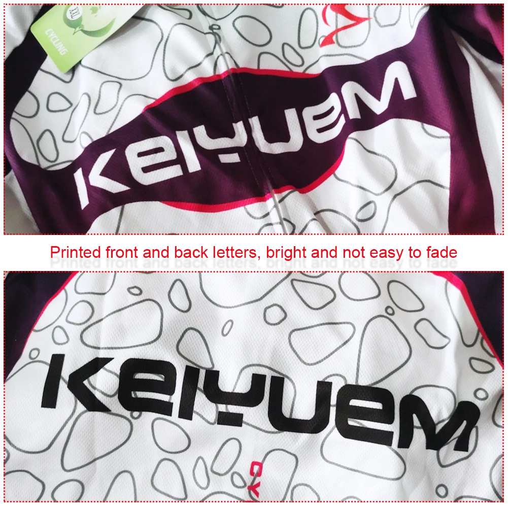 Женский велосипедный трикотаж с длинным рукавом комбинированный костюм для езды