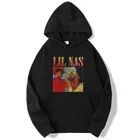 Толстовка Lil Nas X для мужчин и женщин, Модный повседневный спортивный свитшот с капюшоном, винтажная толстовка, пуловер на осень-зиму