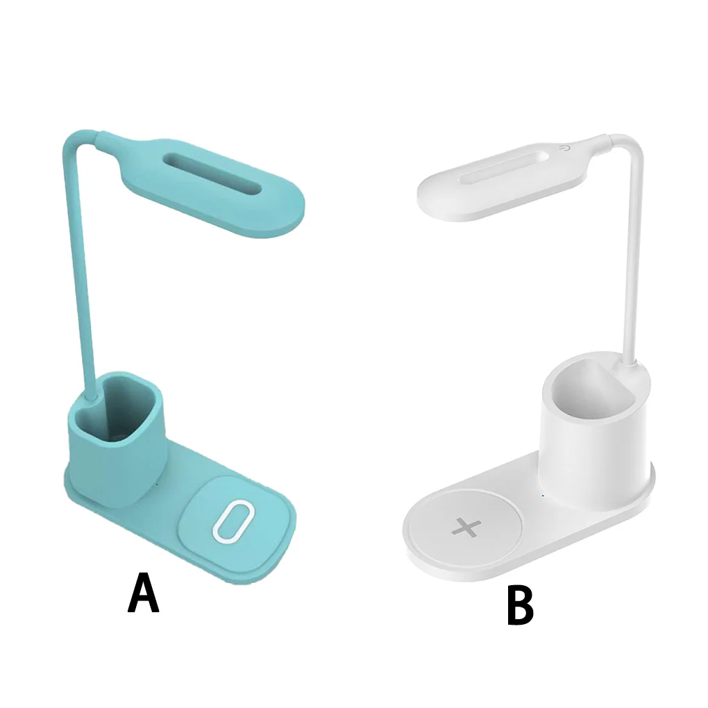 

LED Eye Protection Table Lamp 10W Phone Stand Light Wireless Charger