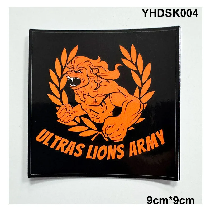 Фото 12 видов наклеек Bnei Yehuda Tel Aviv FC Ultras Lions Army размером 9*9 см, 8*12 см, 3.5*15 см для сумок, чашек, стен, холодильников YHDSK001-12 №5