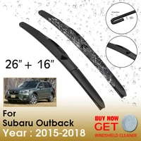 car wiper blade for subaru outback 2616 2015 2018 front window washer windscreen windshield wipers blades accessories