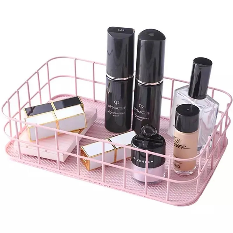 

Home Creative Desktop Leather Organizer Basket Pen Holder Clutter Key Headphones Storage Box Makeup Organizer Basket