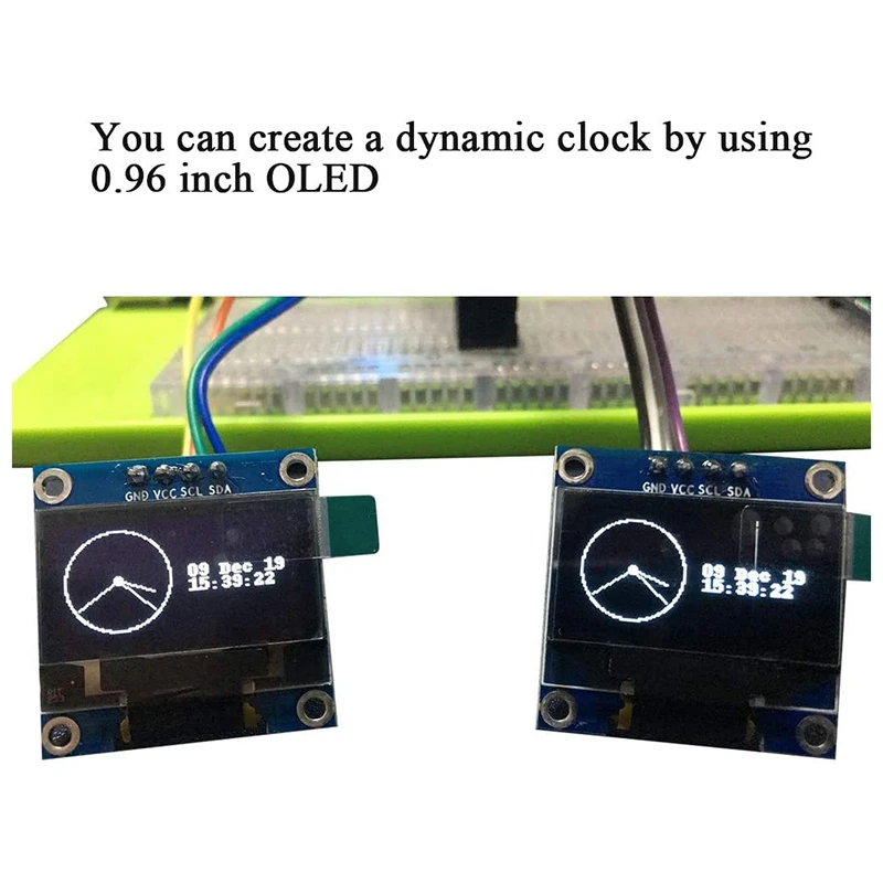 2Pcs 0.96Inch OLED Module 12864 128 X64 White SSD1306 IIC Serial Display Driver Board for Arduino raspberry Pi |