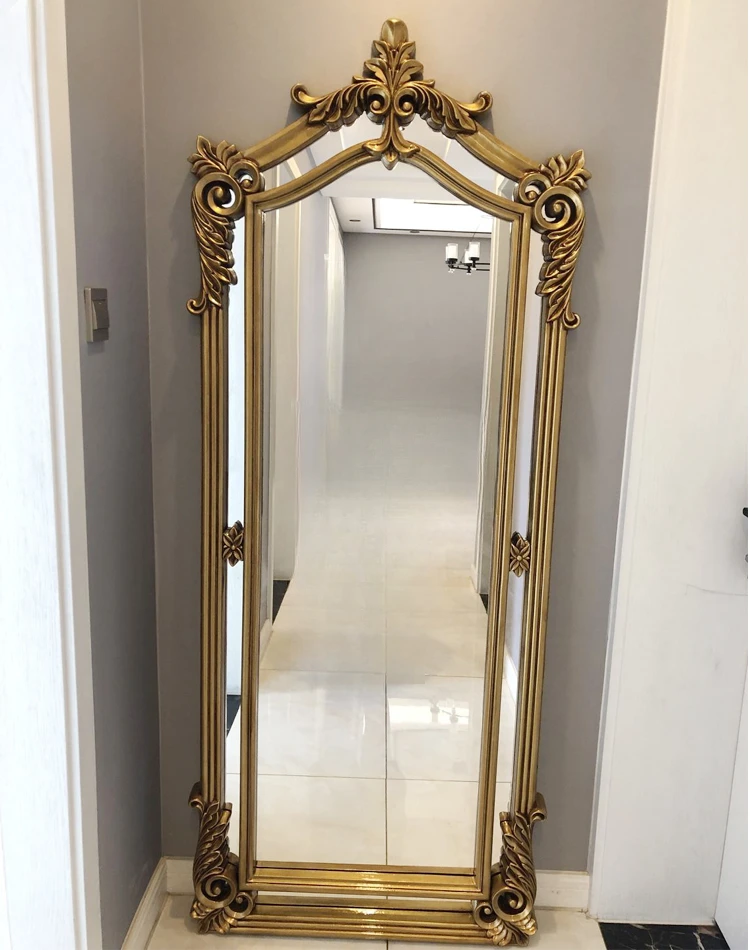 Роскошное зеркало для смены обуви стрижка красота подвесное прихожей магазина