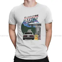 Hakone Toyota AE86 Trueno  TShirt For Male Initial D Anime Clothing Style T Shirt Comfortable Printed Fluffy