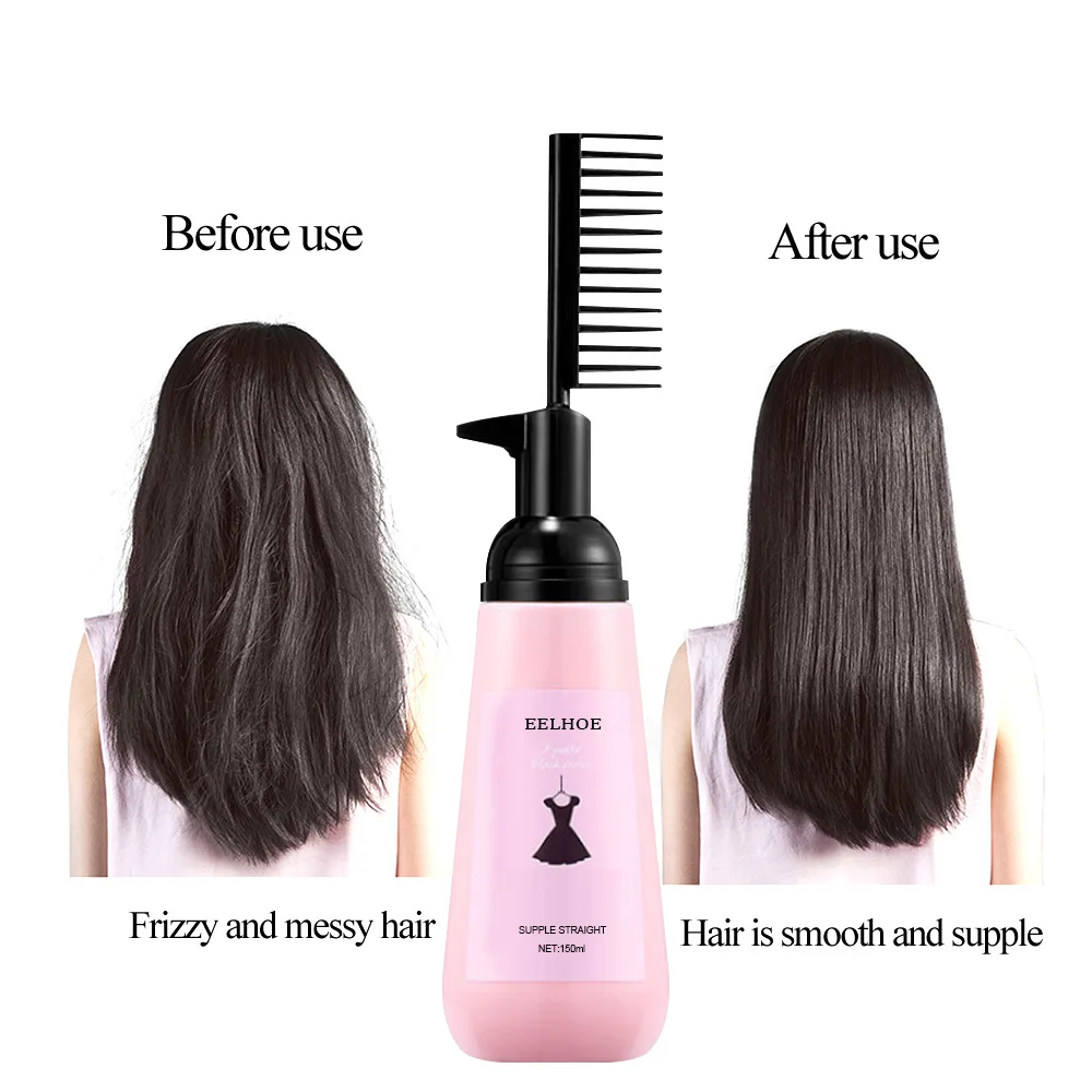 

Крем для выпрямления и увлажнения волос, 3 секунды