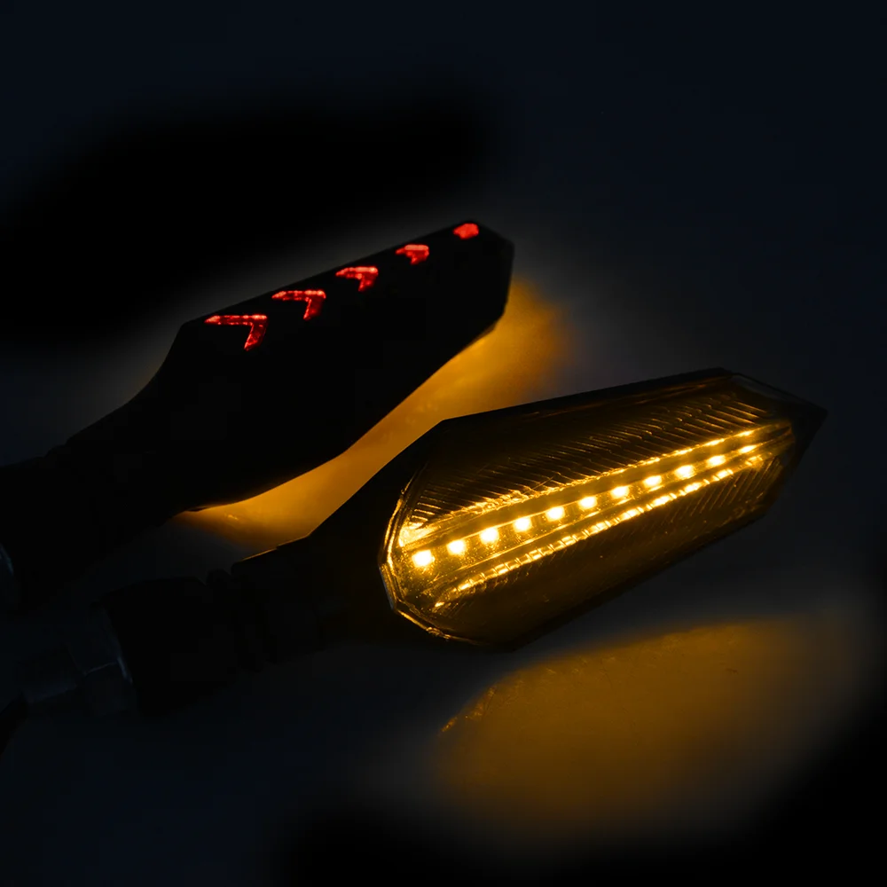 12V LED Turn Signals Light Amber Flasher Stop Tail Lamp FOR HONDA CB150R CB190 CB190R CB250R CB300F CB300R CB400F CB400SF CB500F images - 6