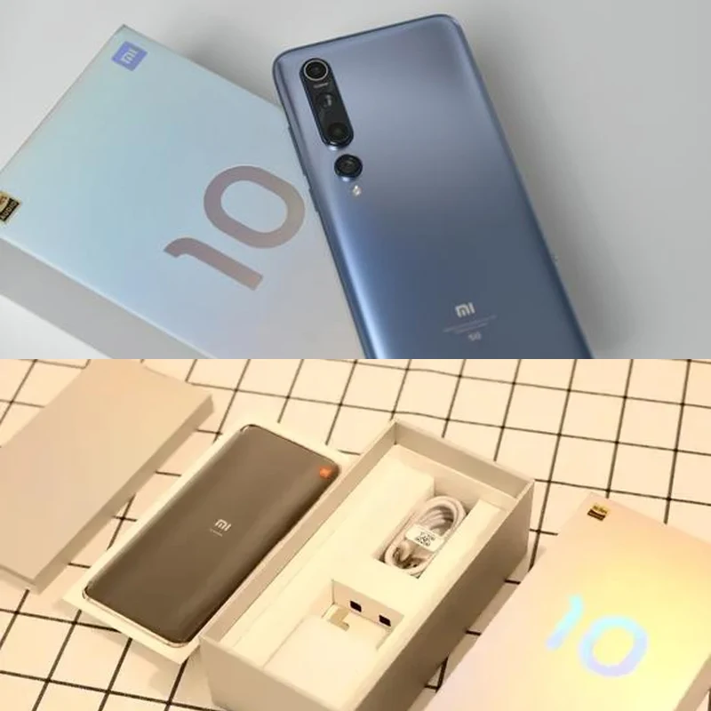 Xiaomi 10 Smartphone MI 10 100MP Snapdragon 865 Camera 4780mAh Battery MultiLink MIUI 11 5G Global Version