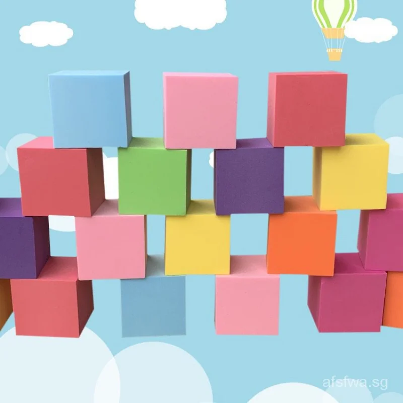 Строительные блоки для раннего развития пенопластовые кубики зерна губка лента