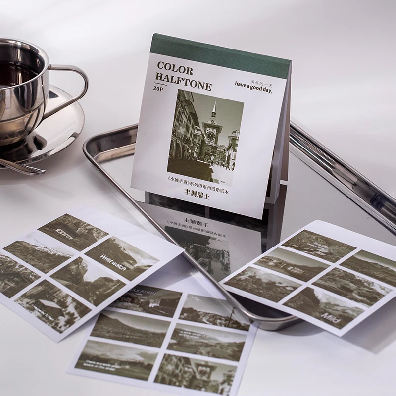 

Канцелярские принадлежности серии City полутона, наклейки для книг, золотые, серебряные, английские, эстетические, скрапбукинг, этикетка для ...