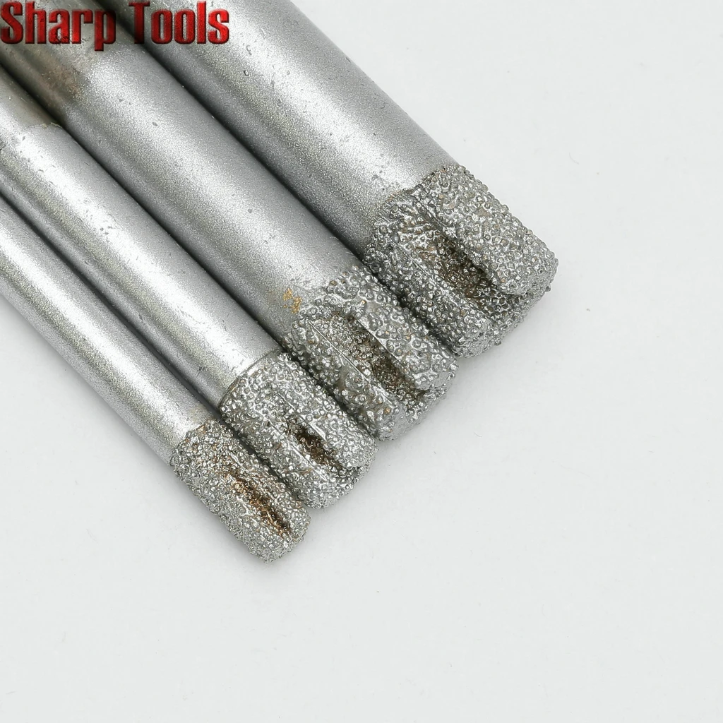Strong 12mm Straight Milling Cutter CNC Tool Diamond Router Bits for Stone Marble Slot Cutting Engraving 5pc Flat-Bottom Endmill