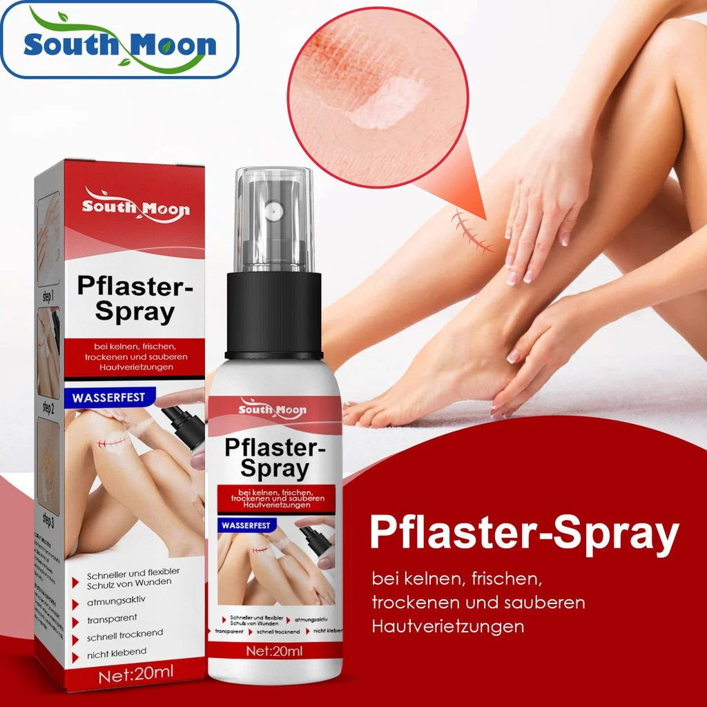 

South Moon Waterproof Liquid Bandage Spray Disinfection Spray Waterproof Hemostatic Permeable Paste Liquid Band Aid for All Skin