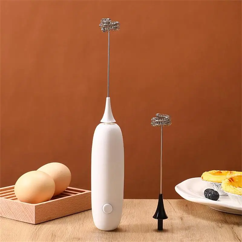 

Lattes Creamer Powered Battery For Handheld Maker Egg Cappuccino Frother Beater Foam Electric Blender Mixer Whisk Milk Hand