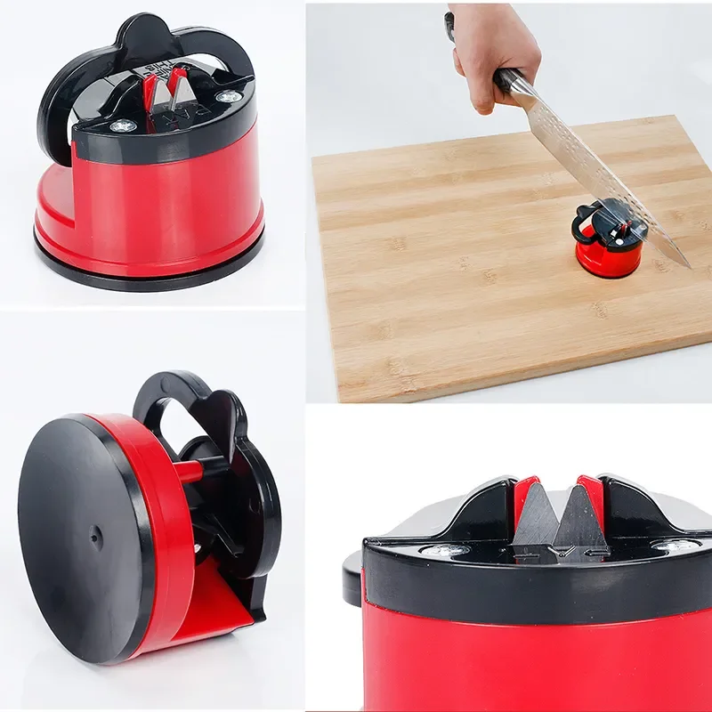 

Suction Cup Whetstone Knives Sharpener Mini Knife Sharpening Grinding Stone Tungsten Steel knife Sharpener Kitchen Gadget Tool