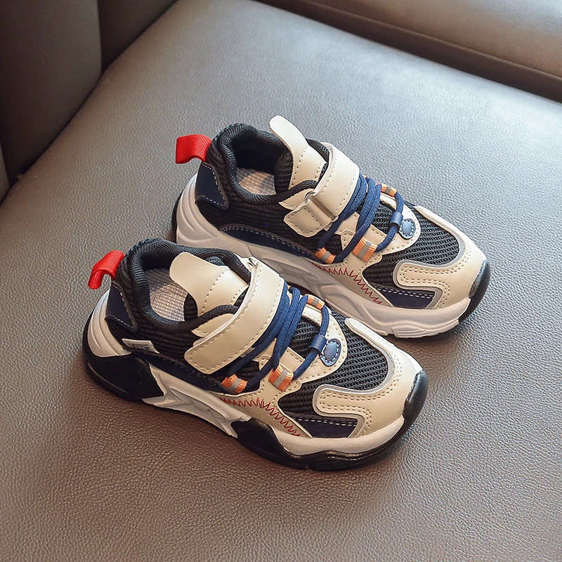 

Free Shipping Children'S Sneakers Girls Casual Kids Shoes For Boy Autumn Unisex Mesh Mixed Color Breathable Tennis Sports Shoe
