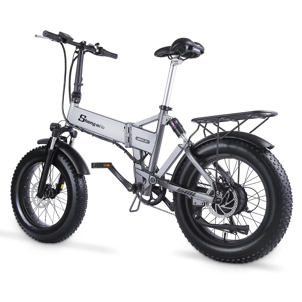 

1000W 48V Electric Bike 20 Inch 4.0 Fat Tire Electric Bicycles 12.8Ah Lithium Battery Power Electric Bike Folding Mountain Bike