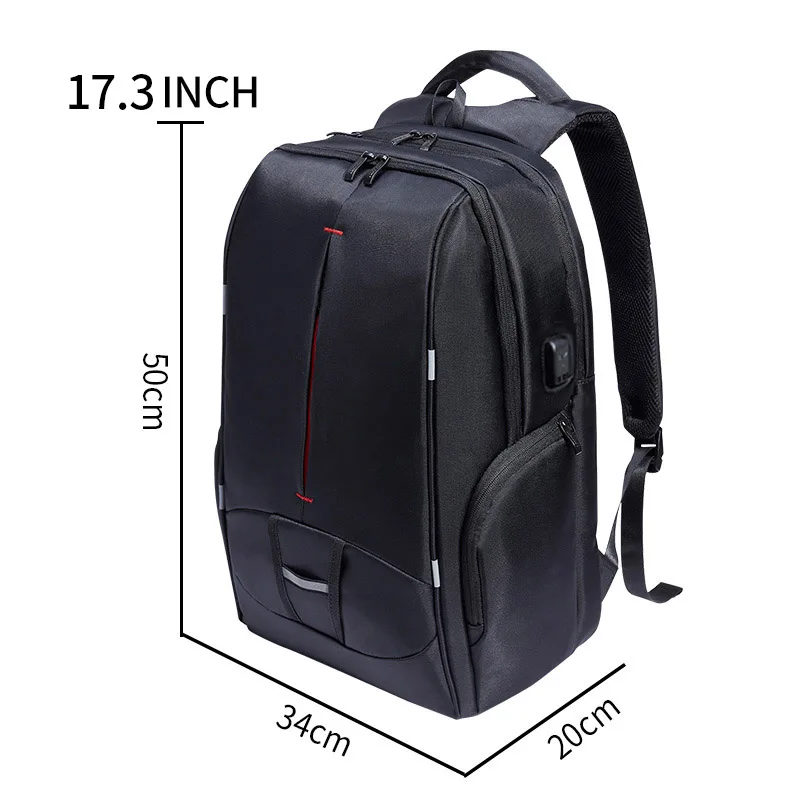 KALIDI Waterproof Laptop Backpack 17.3 Inch Travel Bags Usb 17 Inch School Men Backpacks Women Casual Bagpack 15.6 Inch DayPack