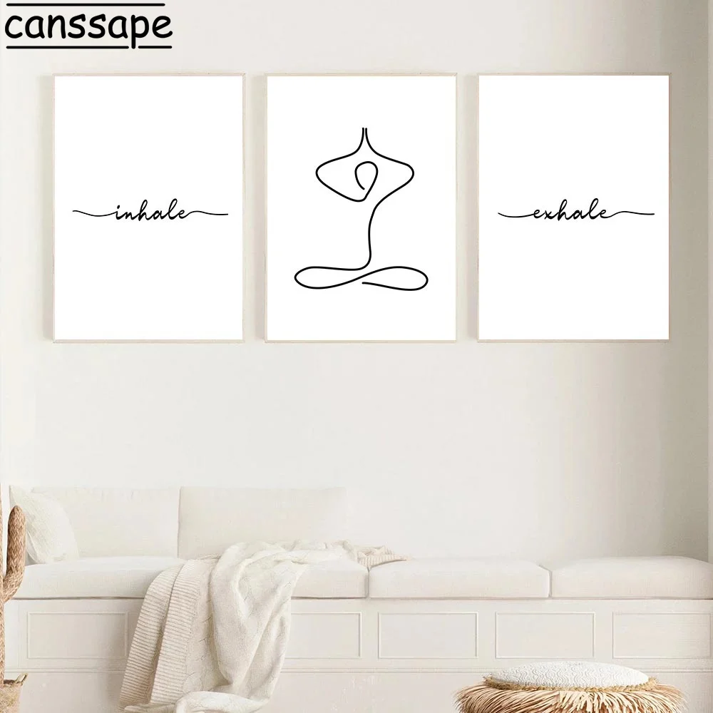 

Modern Zendo Wall Art Canvas Painting Minimalism Art Posters And Prints Nordic Print Wall Pictures Living Room Yoga Room Decor