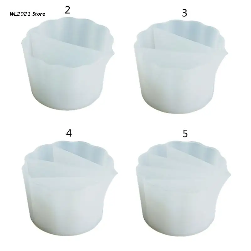 

Silicone Distributing Cups Toning Cup Crystal Epoxy Resin Mold Distributing Cups