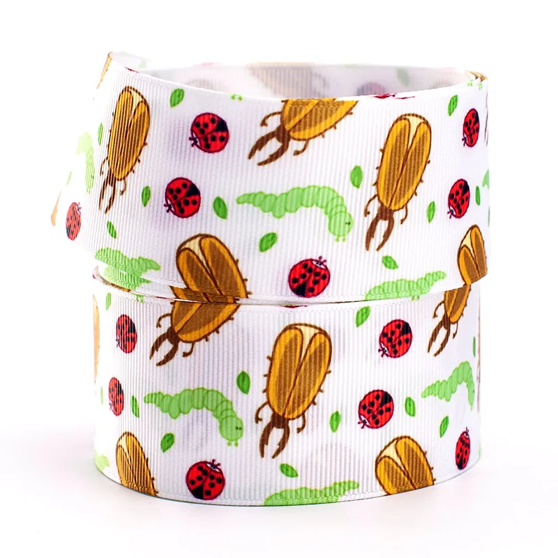 

Grosgrain Ribbon Flower Butterfly Bird Animal Printed 5yards 25mm/38mm/75mm DIY Hair Bow Wedding Party Decoration Accessories